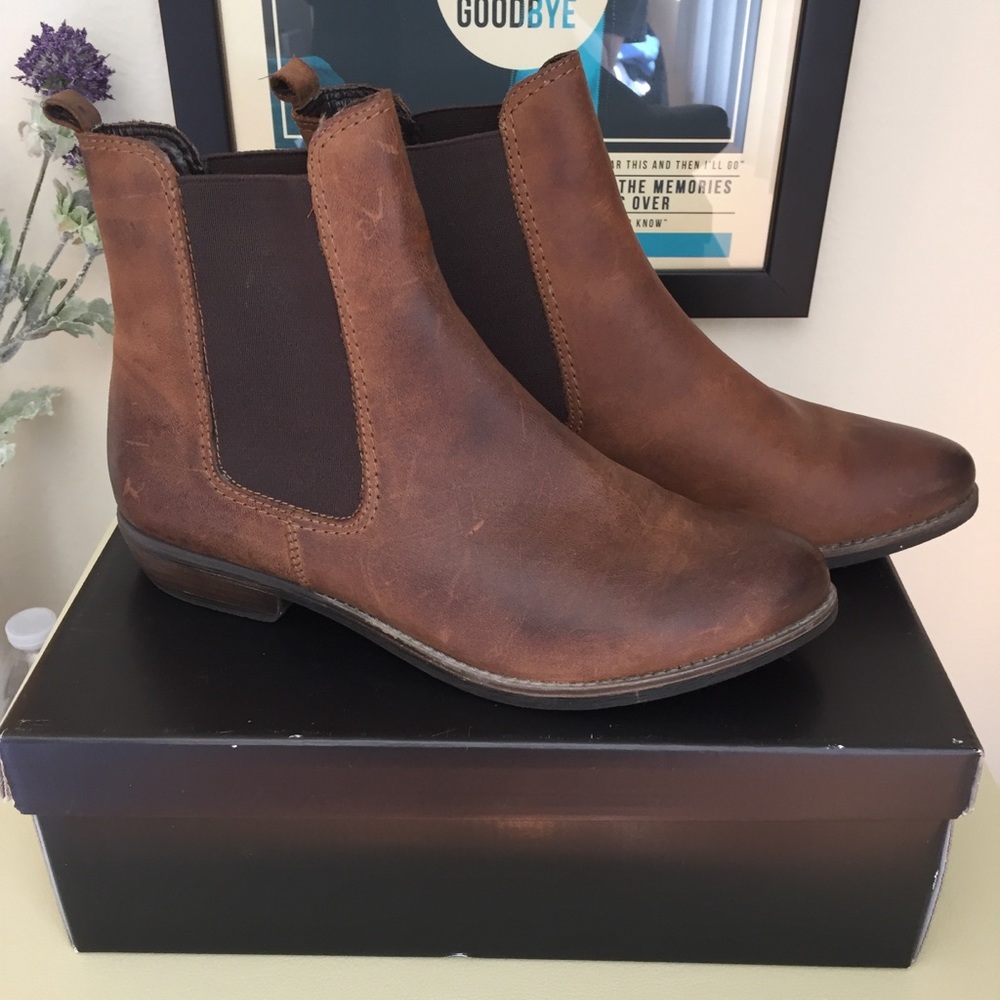 Brown Booties from Topshop